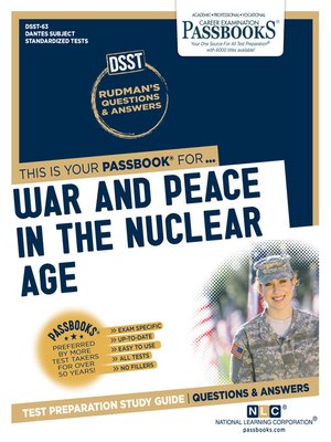 cover image of WAR AND PEACE IN THE NUCLEAR AGE